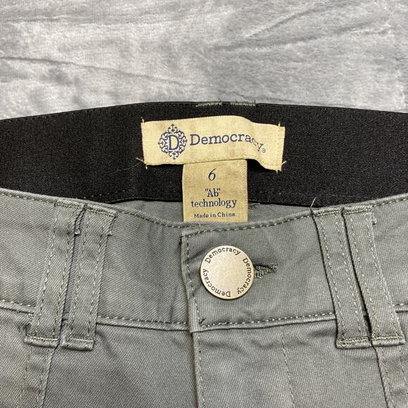 Democracy “Ab”technology Skinny Pants Women’s Size 6 Gray - Picture 7 of 10